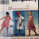 SIMPLICITY 9562 Sewing Pattern  for  Child's Dress SZ 5,6.6X