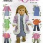 SIMPLICITY 4786 Sewing Pattern for a Wardrobe for 18 Inch Dolls
