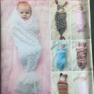 Simplicity 1898 Sewing Pattern for Babies' Swaddling Sacs and Hats, Size 7lbs to 24LBS