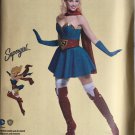 SIMPLICITY 8185 SEWING PATTERN FOR MISSES' COSTUME-DC Comics Bombshell,  SIZE 14 - 22