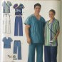 SIMPLICITY 4101 PATTERN MISSES', MEN'S OR TEENS TOP SKIRT & PANTS (SCRUBS)