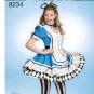 SIMPLICITY 8234 SEWING PATTERN FOR MISSES' COSTUME-Alice in Wonderland,  SIZE 6 - 14