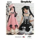 SIMPLICITY 8233 SEWING PATTERN FOR  COSPLAY Anime Costume,  SIZE 6 - 14