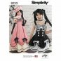 SIMPLICITY 8233 SEWING PATTERN FOR  COSPLAY Anime Costume,  SIZE 6 - 14