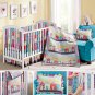 Simplicity 1384 Sewing Pattern for Crib Sheet, Dust Ruffle, Quilt, Pillow & Vertical Bumbers