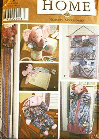 SIMPLICITY 9709 CRAFT PATTERN - BABYS'  ROOM ACCESSORIES