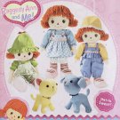 SIMPLICITY 2387 Craft Pattern for  16" Raggedy Ann and Me Doll