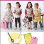 SIMPLICITY 2295 Sewing Pattern for  Child's Aprons & Accessories