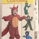 MCCALLS M6185 SEWING PATTERN FOR TODDLERS & CHILDS' DINOSOUR, FROG PRINCE, COSTUMES SZ 4,5,6