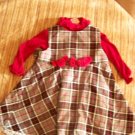 girls 6-9month Plaid dress