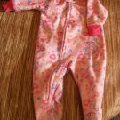 girls 12 month pink pjs