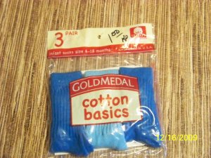 6-18 month socks blue