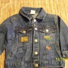 2T jean jacket w/ bugs