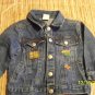 2T jean jacket w/ bugs