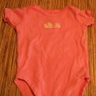 nb decorative pink onsie w/ butterfly butt