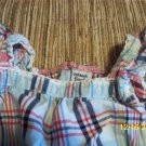 12m white tank w/ red and blue stripes