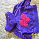 18m Purple sweatshirt w/ pink butterfly on back