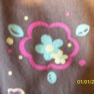 24m brown w turquois and pink designs