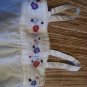 18 month white tank w/ red and blue flowers