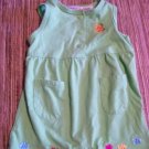 0-3m green short outfit