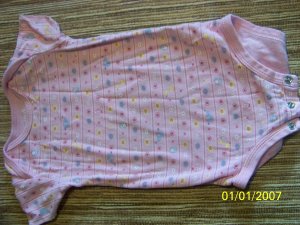 L pink onsie