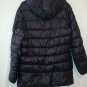 OLD NAVY BLACK PUFFY BUBBLE LIGHT WEIGHT LONG HOODED JACKET SIZE L TALL