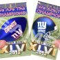 NY Giants Champions Mini Magnets Set of (2)