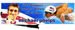 Michael Phelps 2012 Olympics Bookmark