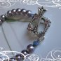 Heart Crystal and Pearl Bracelet