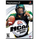 EA Sports NCAA FOOTBALL 2003 Sony PS2 Playstation 2 video game - rated E everyone