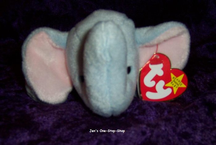 peanut the elephant beanie baby