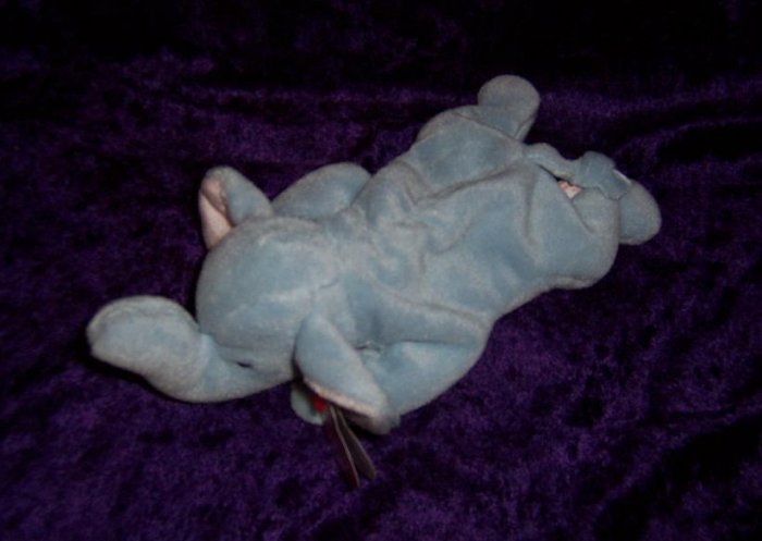 blue elephant beanie baby