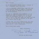 OLIVIA DEHAVILAND SIGNED LETTER