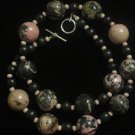 Bubble Gum Agate Necklace
