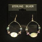 Young N' Sassy Abalone Pearl Hoop Earrings
