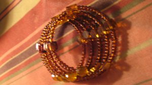 Handmade beaded braclet. NOVEMBER BIRTHSTONE
