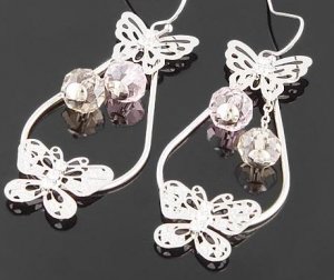 18kGP butterfly  earring  $10