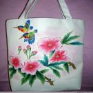 handpainted Canvas handbag