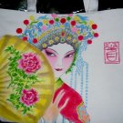 handpainted Canvas handbag