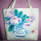 handpainted Canvas handbag