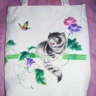 handpainted Canvas handbag