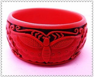 carved lacquer bracelet $ 11