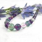 round bead  Fluorite necklace  $14