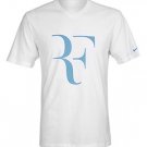 Nike Men's All Court RF Practice T-Shirt Blanca Size L