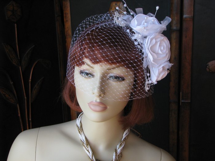 Sweet Home Alabama Birdcage Veil