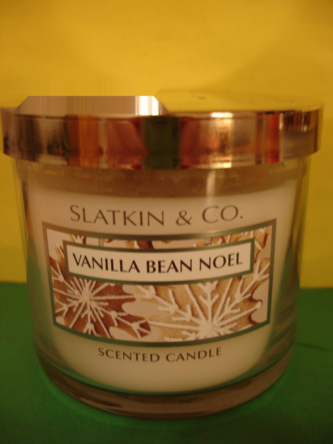 Bath & Body Works Slatkin Vanilla Bean Noel Candle 4 oz