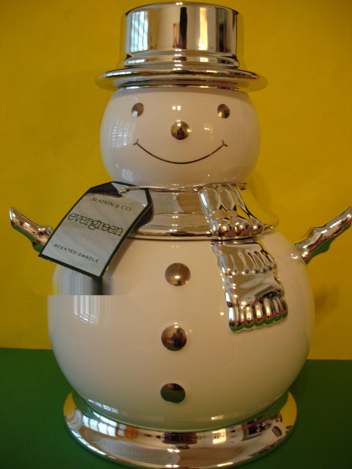 bath and body works snowman candle