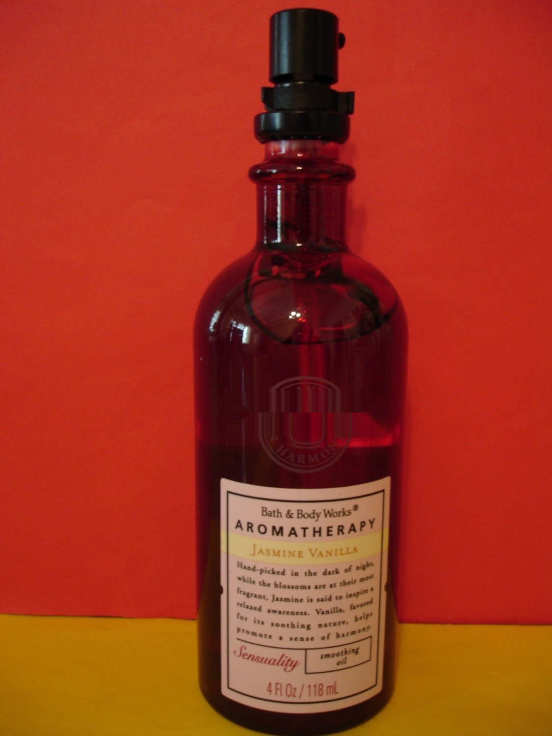 Bath & Body Works Aromatherapy Jasmine Vanilla Smoothing Oil Large Full