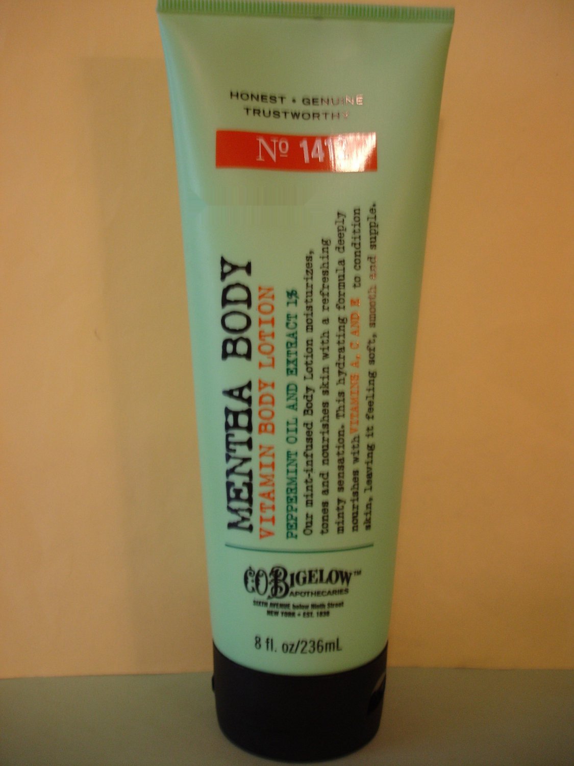 Bath & Body Works C.O Bigelow Mentha Body Lotion Full Size