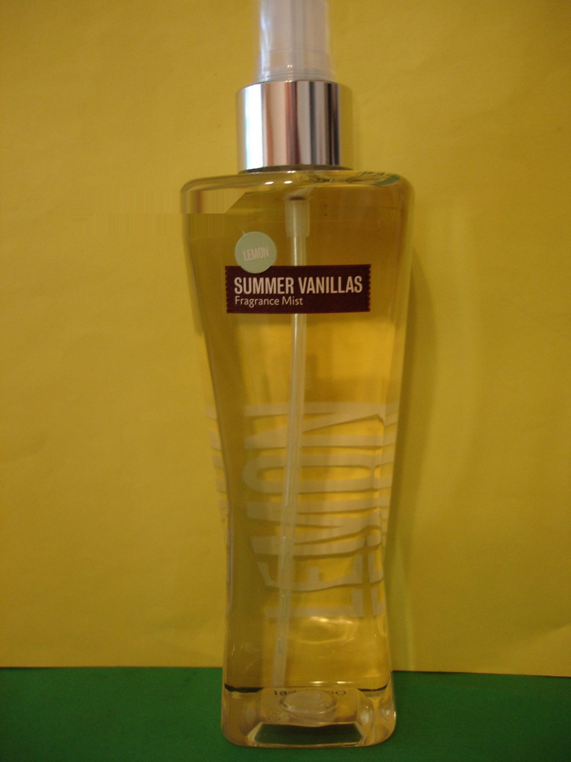 Bath and Body Works Lemon Vanilla Splash Fragrance Mist Full Size